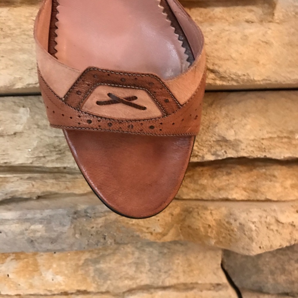 Anne Klein Mauve Two-Tone Sandal - Picture 4 of 13